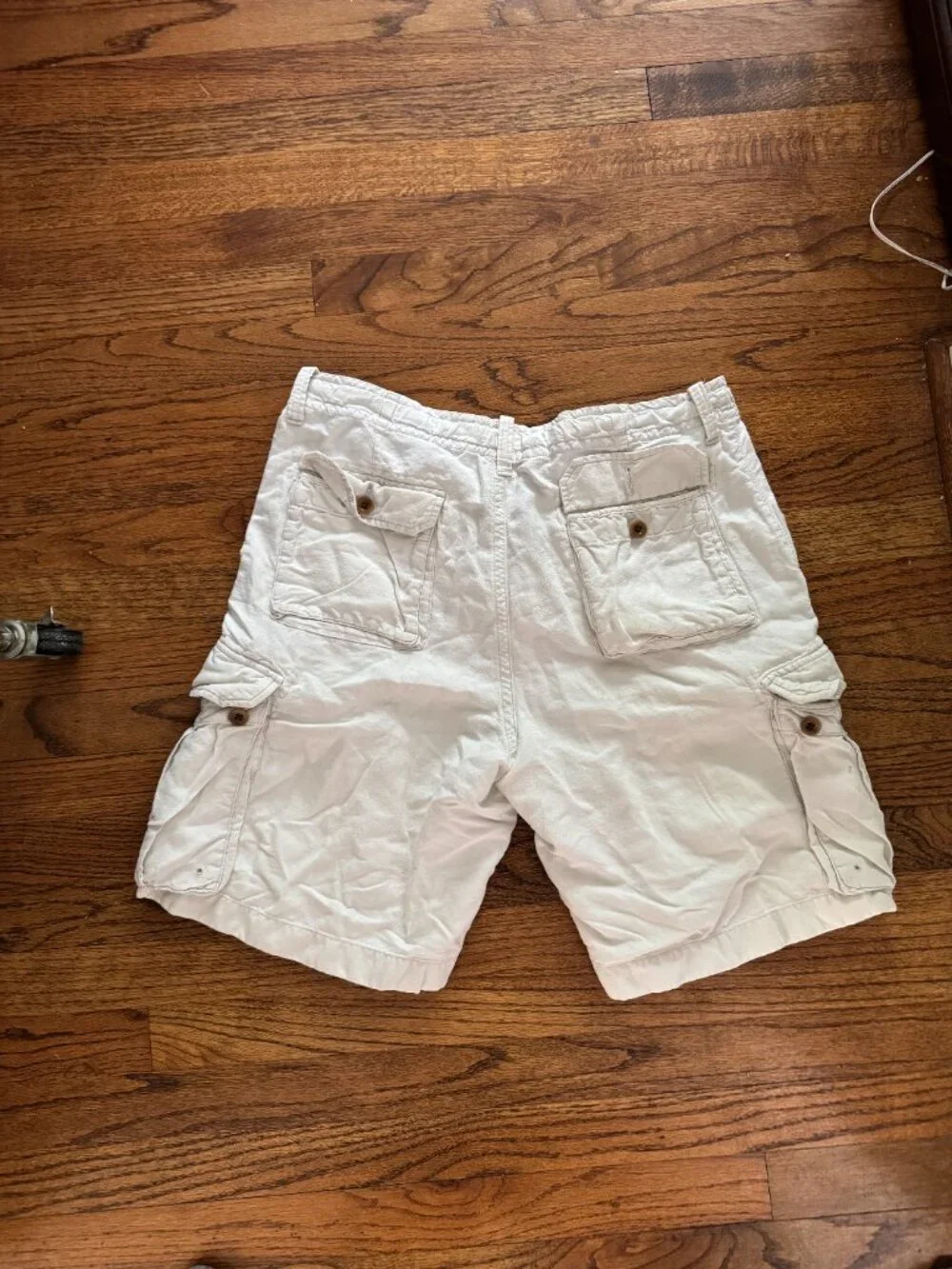 J Crew Broken-in Cargo shorts - size 34 - white